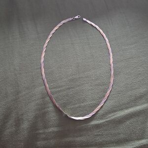Italian Three-Tone Silver Necklace